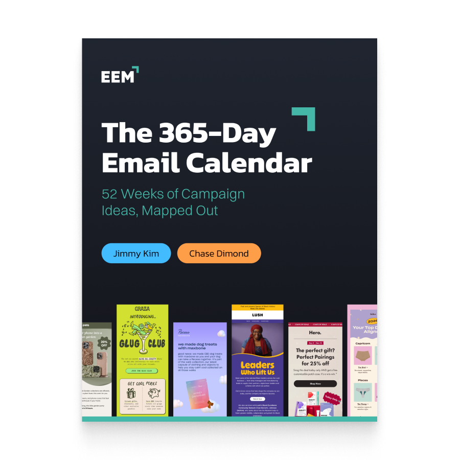 The 365-Day Email Calendar cover